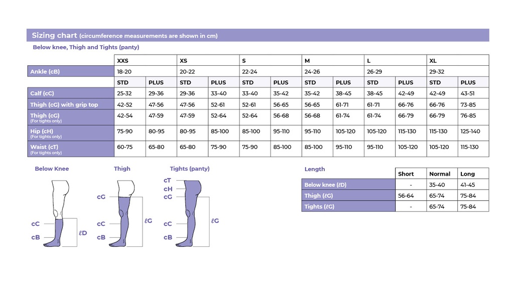 Sigvaris Style Semitransparent Thigh High with Knobbed Grip Top