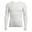 Skinnies Silk Long Sleeved Top (Adult) Ecru
