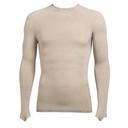 Skinnies Silk Long Sleeved Top (Adult) Beige