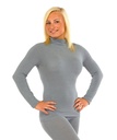 Skinnies Silk Long Sleeved Top (Adult) Grey