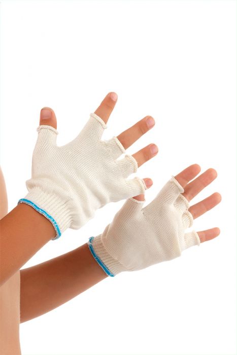 DermaSilk Fingerless Gloves (Child)