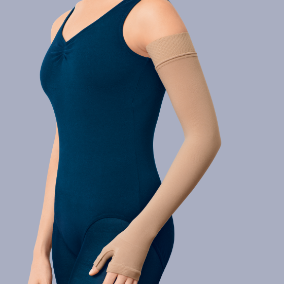 Jobst Bella Lite Class 1 (15-20mmHg) Combined Armsleeve with Silicone Band
