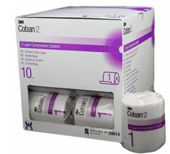 (20014) Coban 2 Comfort Foam Layer - 10cm x 3.5m (Singles)