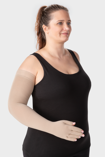 Juzo Classic Seamless Combined Armsleeve with Grip Top and Glove