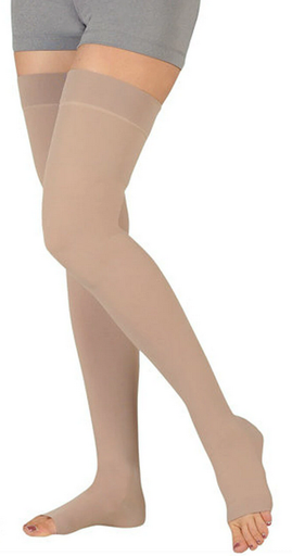 Juzo Dynamic Thigh High with Pattern Balance Silicone Border