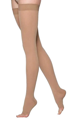 Sigvaris Essential Comfortable Thigh High Stockings with Knobbed Grip Top