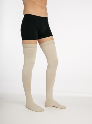 Sigvaris Essential Coton 15-20mmhg Thigh High With Grip Top