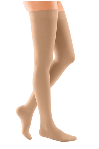 Gloria Med Micro Thigh High Stockings with Silicone Border (Max)