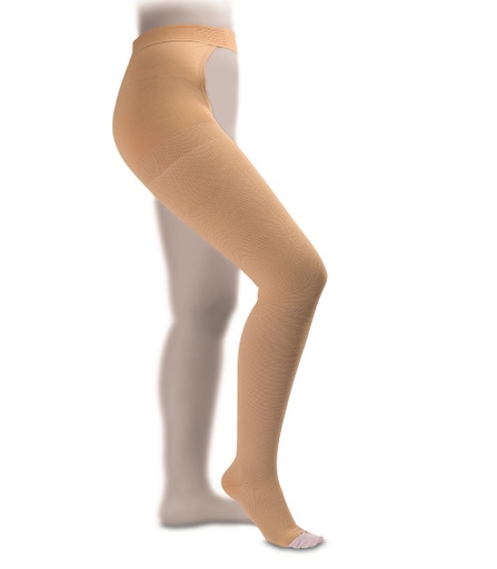 Gloria Med Micro Thigh High Stocking with Waist Attachment