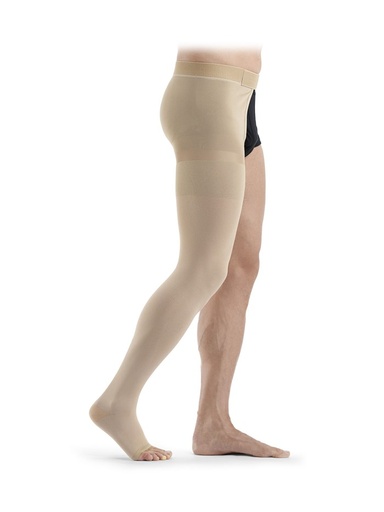 Sigvaris Traditional 500 Class 2 (23-32mmHg) Thigh High Stocking with Waist Attachment