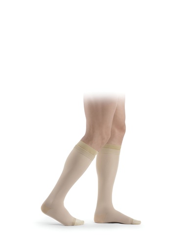Sigvaris Ulcer X Kit: 1 Traditional 503 Below Knee Open Toe Stocking (23-32mmHg) + 2 Liners (15-20mmHg)