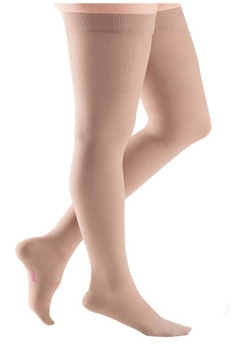 Mediven Plus Thigh Length Stockings with Silicone Top Band (Class 1 & 2) (Closed Toe) (Petite)