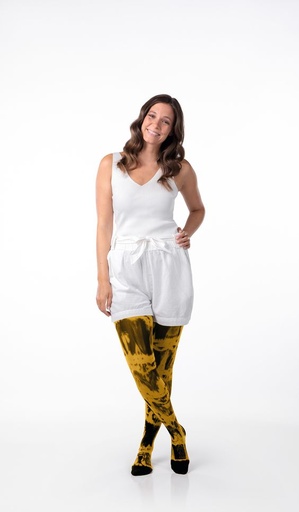 Juzo Inspiration Thigh High Stockings with Pattern Silicone Border (Batik Colours)