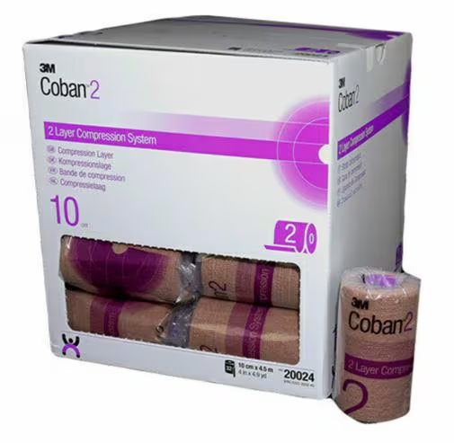 [Pipcode 365-4936] (20024) Coban 2 Compression Layer - 10cm x 4.5m (Singles)