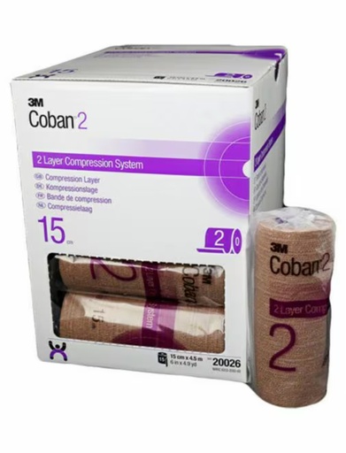 [Pipcode 365-4944] (20026) Coban 2 Compression Layer - 15cm x 4.5m (Singles)