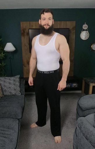 Vanilla Blush Hernia Support Vest (Men)