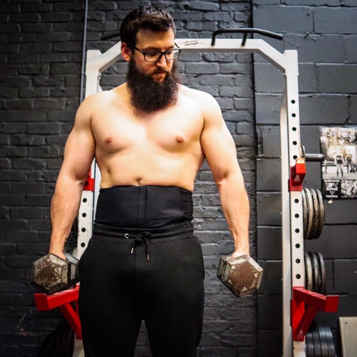 Vanilla Blush Hernia Support Belt Black (Men) (16cm Depth)