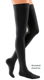Duomed Soft Class 1 (14-17mmHg) Thigh High with Silicone Topband