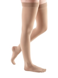 Duomed Soft Class 3 (25-35mmHg) Thigh High with Silicone Topband